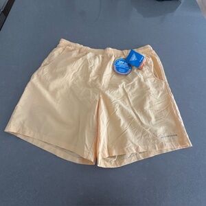 NWT-Men's Omni 8" Shade Yellow Columbia w/ Mesh Lining Swim Shorts Trunks NEW XL